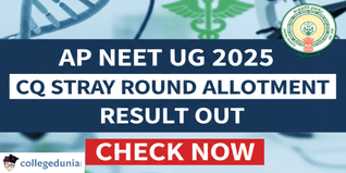 AP NEET UG 2025 CQ Stray Round Allotment Result Out; Report to College by December 20
